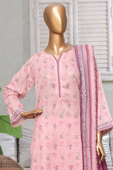 Bin Saeed Stitched 3 Piece Exc Printed Lawn Vol-03 Collection 2025