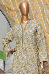 Bin Saeed Stitched 3 Piece Exc Printed Lawn Vol-03 Drop-02 Collection 2025