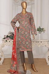 Bin Saeed Stitched 3 Piece Exc Printed Lawn Vol-03 Drop-02 Collection 2025