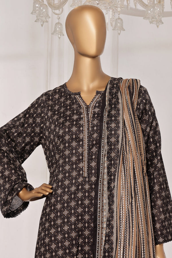 Bin Saeed Stitched 3 Piece Exc Printed Lawn Vol-03 Drop-02 Collection 2025
